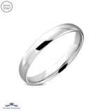 4mm | Stainless Steel Engravable Comfort Fit Half-Round Wedding Band Ring